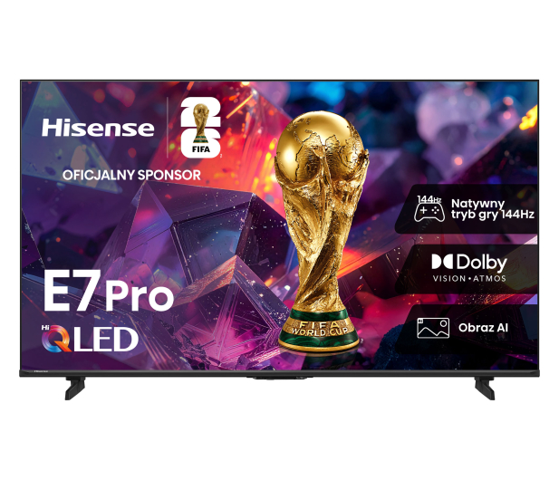 Hisense 85E7S PRO 85" 4K  QLED 144 Hz Smart TV Dolby Vision Atmos - 1527276 - zdjęcie